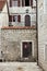 Old stone house and street Perast