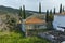 Old stone house in the village of Theologos,Thassos island, Greece