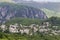 Old stone houses in the village Monodendri of Zagoria, Epirus, W