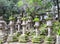 Old stone lanterns at Kasuga Grand Shrine, Nara Japan