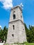 Old stone lookout tower Zaly in Giant Mountains, Krkonose, Czech Republic