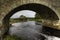 Old stone mill and bridge in Thurso, Scotland