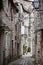 Old Stone Narrow Streets of Trogir, Croatia.