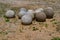 Old stone spheres or kernels