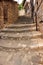 Old stone steps street Ohrid