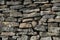 Old stone wall, background, Iceland