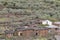 Old stone walls and slate roofs,  in Las Hurdes