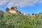 Old stony Svojanov castle in Czech republic