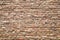 Old straight brick wall colored texture