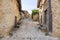 Old street in Calatanazor, Soria, Castile and Leon community, Spain