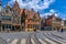 Old street in Ghent Gent, Belgium.