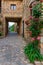 The old street in the old village. Siurana, Catalonia