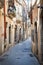 Old street of Ortigia. Color image