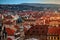 Old Street in Prague at the morning, downtown, Czech Republic, European travel