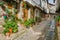 Old street of San Martin de Trevejo, Caceres, Extremadura.