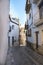 Old street in Sitges, Catalonia, Spain