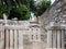 Old street in Sucuraj, Hvar island, Croatia with ruins