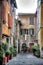 Old street in trastevere. Rome
