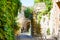 Old streets of Gordes, town in Provence, France