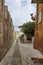 Old streets of Malcesine on the shores of Lake Garda