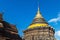 Old stupa pagoda in wat pra that lampang luang at lampang Thailand