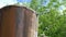 Old style concrete water tower for agriculture and farming purpose.