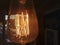 Old style dusty light bulb