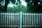 Old style fence of railway station, India