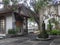 Old style house decorated by religious elements in Bulacan, the Philippines