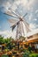 Old-style windmills on Lasithi Plateau