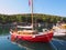 Old Style Wooden Yacht, Greece