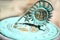 Old sun clock dial - Vintage sundial