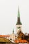 Old Tallinn and the Church of St. Olaf
