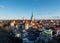 Old Tallinn, city walls, towers, churches. Estonia