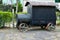 Old tar boiler trailer on display Steamroller roller asphalting