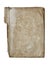 Old tattered book - paperback - on white background