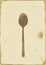 Old teaspoon vintege sign