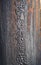 Old telegraph post column texture close-up