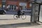 OLD TELEPHONE BOOTH AND BIKER