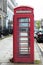 Old telephone booth in Edinburgh, Scotland