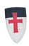 Old templar or crusader shield