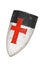 Old templar or crusader shield