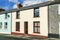 Old terraced town houses in Pembrokeshire Wales