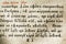 Old text on parchment