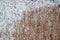 Old texture background of grunge, rusty iron with White stains