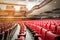 An old theater auditorium, interior