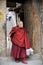 Old tibetan monk