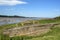 Old tidal river bank erosion protection scheme at Purton, Gloucestershire, UK