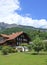 Old timber chalet in Brienz, Switzerland