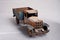 old tin cargo truck tin toy from the year 1950 faded profiletin